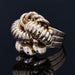 Ring 63 Vintage all gold knot ring 58 Facettes 22-259