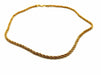 Necklace Twisted mesh necklace Yellow gold 58 Facettes 1089694CD