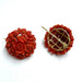 Boucles d'oreilles Boucles d'oreilles anciennes en corail sicilien 58 Facettes