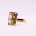 Ring Citrine cocktail ring, Yellow gold 58 Facettes