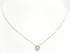 Collier Collier Or blanc Diamant 58 Facettes 579109RV