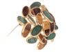 Brooch Gold brooch with malachite 58 Facettes 19231-0274