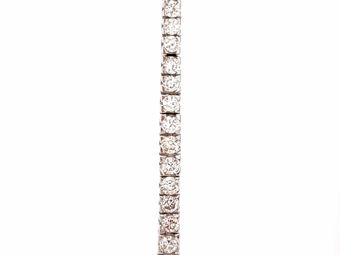 Boucles d'oreilles Boucles d'oreilles Pendants Or blanc Diamant 58 Facettes 06117CD