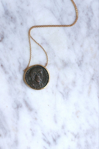 Collier Collier pièce romaine Magnence 58 Facettes