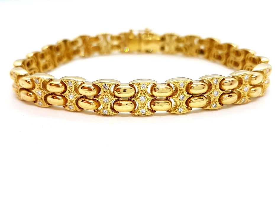 Bracelet Bracelet Grain de riz Or jaune Diamant 58 Facettes 00666CN