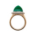 Ring 60 Fred “Pain de Sucre” ring in pink gold and diamonds, 7 sugar loaves. 58 Facettes 30796