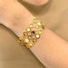 Bracelet Fred "Moon Light" bracelet in yellow gold, diamonds. 58 Facettes 31688