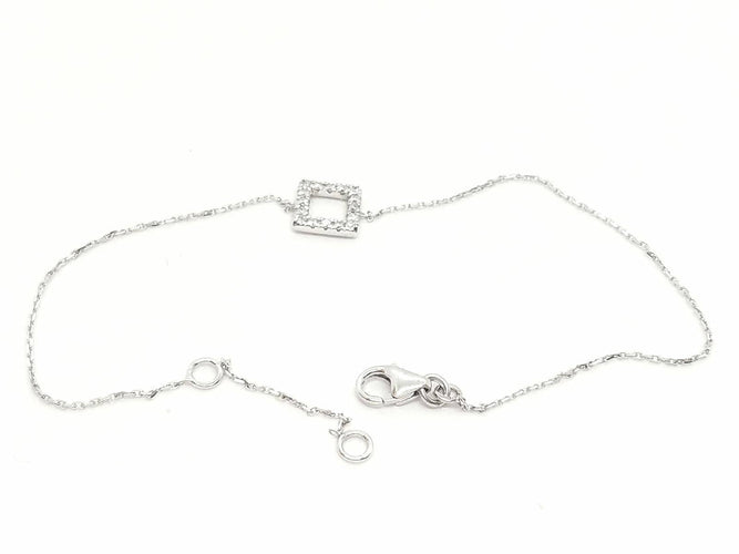 Bracelet Bracelet Graphique Or blanc Diamant 58 Facettes 579171RV