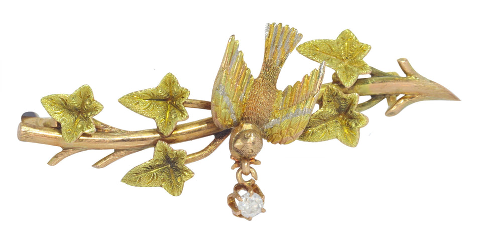 Broche Broche en or jaune, diamant 58 Facettes 23054-0120