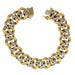 Bracelet Fred gourmet bracelet in yellow and white gold, diamonds. 58 Facettes 31634