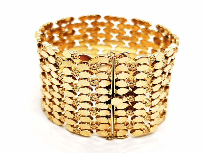Bracelet Bracelet Manchette Or jaune 58 Facettes 1588606CN