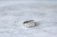 Ring Art Deco diamond and platinum signet ring 58 Facettes