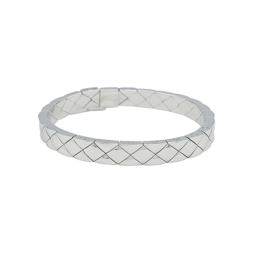 Bracelet Bracelet Chanel, "Matelassé", or blanc. 58 Facettes 31478