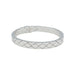 Bracelet Chanel bracelet, "Quilted", white gold. 58 Facettes 31478
