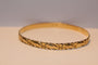 Bracelet Bracelet plat Or jaune gravé 58 Facettes 11312