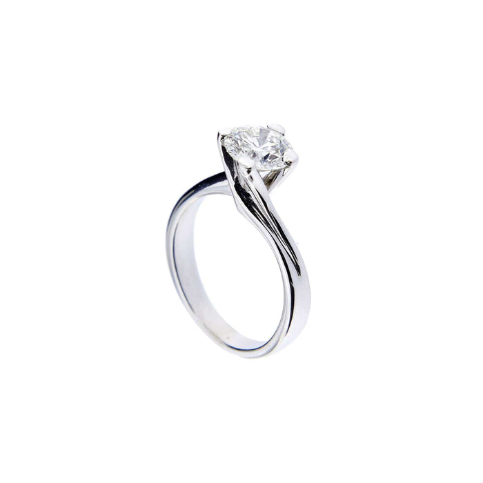 Bague 50 Bague solitaire diamant 1,20 ct 58 Facettes 12503