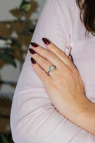 Bague 57 Bague Solitaire Or blanc Diamant 58 Facettes 2596487CN