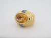 Ring 51 vintage FRED ring gadroon citrine topaz ring 18k yellow gold 58 Facettes 258009