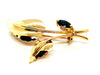 Brooch Flower Brooch Yellow gold Sapphire 58 Facettes 1649451CN