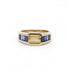 Ring 52 / Yellow / 750‰ Gold Gold And Sapphire Ring 58 Facettes 200114R