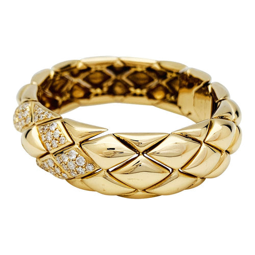 Bracelet Bracelet Chaumet, "Les Belles Cordelières", or jaune et diamants. 58 Facettes 33025