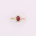 Ring Marguerite Ring Ruby Diamonds 58 Facettes