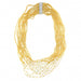Necklace Repossi necklace white gold yellow sapphires diamonds 58 Facettes 637 00104