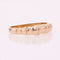 Bague 56 Bague or rose motif bambou 58 Facettes 15-266