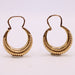 Boucles d'oreilles Créoles or jaune 58 Facettes