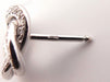 POIRAY earrings earrings braid white gold diamonds 58 Facettes 254847