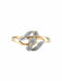 Bague Or Jaune / Diamants / 55 BAGUE "EVA" OR & DIAMANTS 58 Facettes BO/220010 NSS