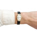 Montre Montre Cartier, "Baignoire" en or jaune, bracelet cuir. 58 Facettes 31362