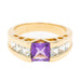 Ring 52 Ring Yellow gold Amethyst 58 Facettes 2381958CN