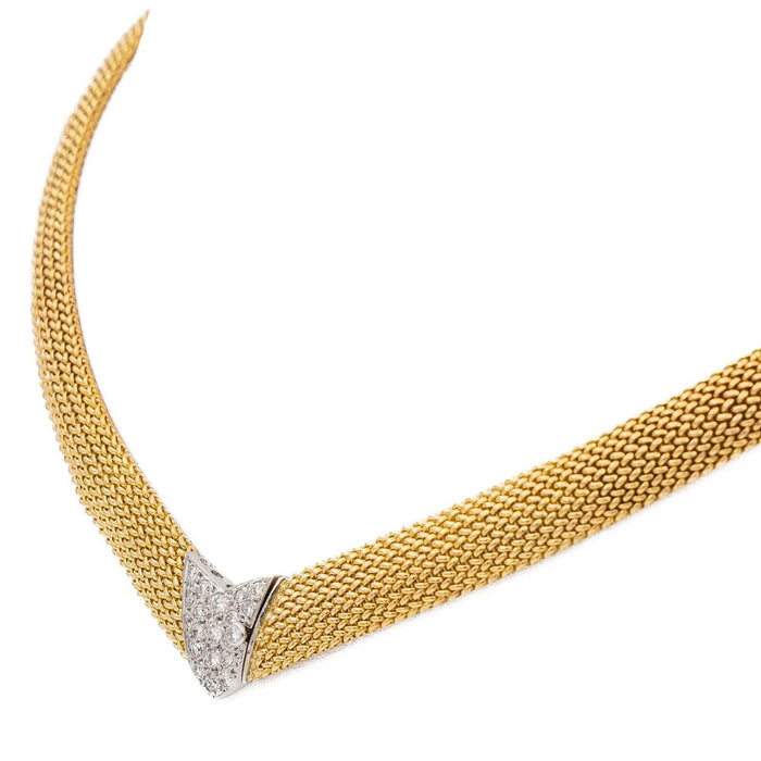 Collier Collier Or jaune Diamant 58 Facettes 2360828CN