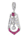 Pendentif Pendentif Art Déco diamant et rubis 58 Facettes 22119-0281