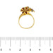 Ring 49 Enameled flower ring 58 Facettes 32423