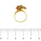 Bague 49 Bague fleurs émaillées 58 Facettes 32423