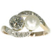 Ring 52 Diamond and pearl engagement ring 58 Facettes 15104-0064