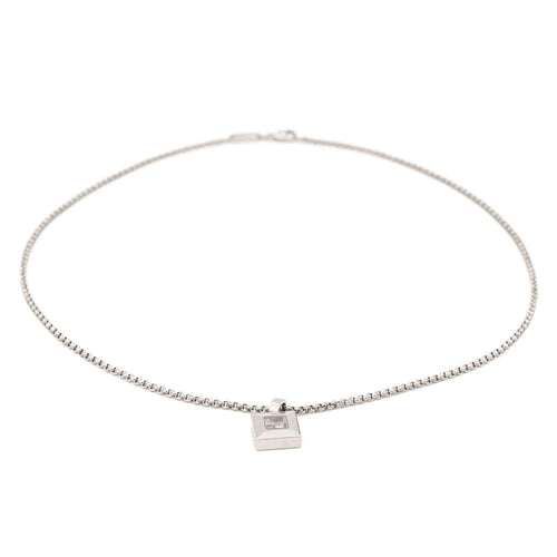 Collier Chopard Collier Pendentif Happy Diamonds Or blanc Diamant 58 Facettes 2472912CN
