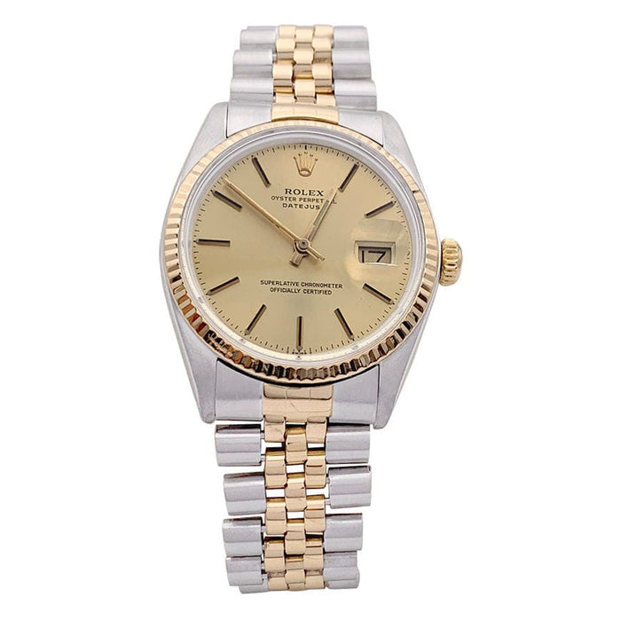 Montre Montre Rolex, "Oyster Perpetual Datejust", or jaune et acier. 58 Facettes 32704