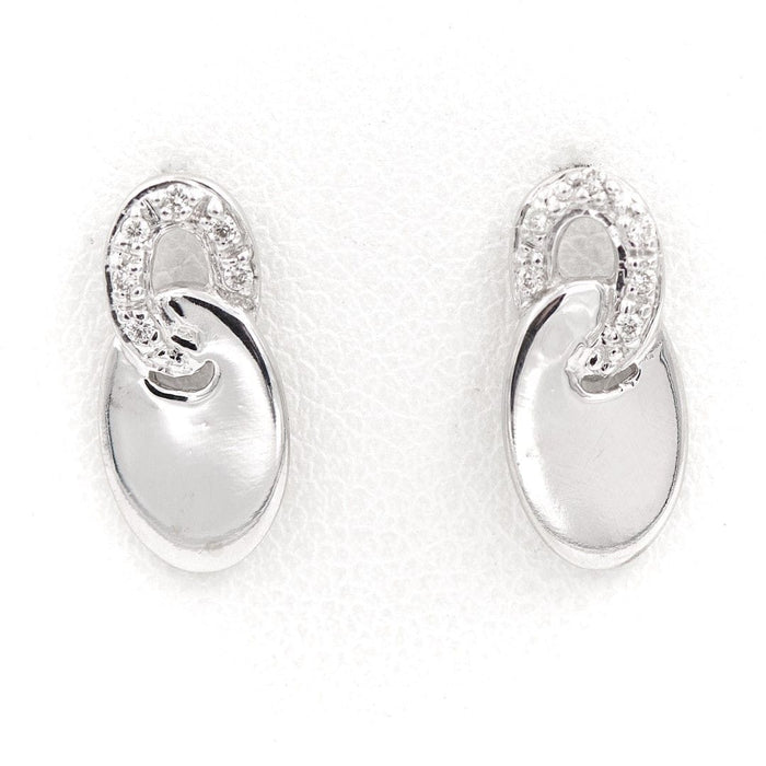 Boucles d'oreilles Boucles d'oreilles Puces Or blanc Diamant 58 Facettes 1641616CN