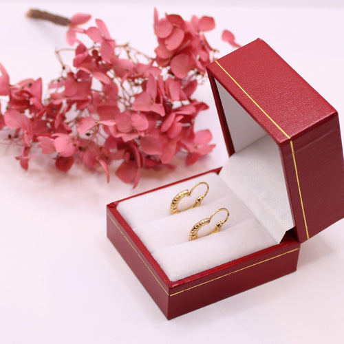 Boucles d'oreilles Créoles rondes en Or jaune 58 Facettes 6400MTR