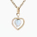 Pendant Yellow gold heart and baroque pearl pendant 58 Facettes CVP55