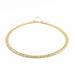 Necklace English mesh necklace Yellow gold 58 Facettes 1880728CN