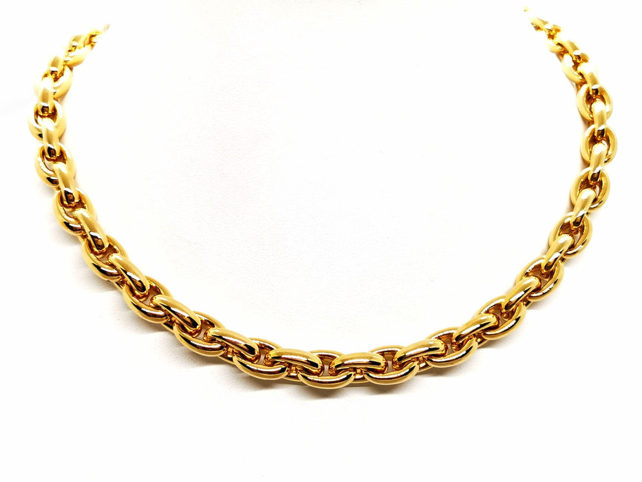 Collier Collier Maille ovale Or jaune 58 Facettes 1630185CN