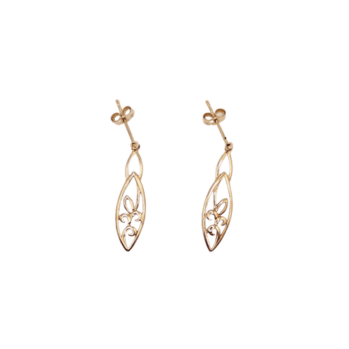Boucles d'oreilles Boucles d'oreilles anciennes Or jaune 58 Facettes