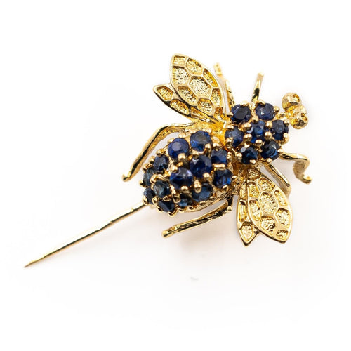 Broche Broche Or jaune Saphir 58 Facettes 2225709CN