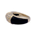 Ring 46 Van Cleef & Arpels ring, “Philippine”, yellow gold, onyx. 58 Facettes 33254