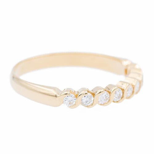 Bague 54 Bague Alliance Or jaune Diamant 58 Facettes 2282673CN