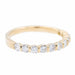 Ring 56 Alliance Ring Yellow Gold Diamond 58 Facettes 2075335CN